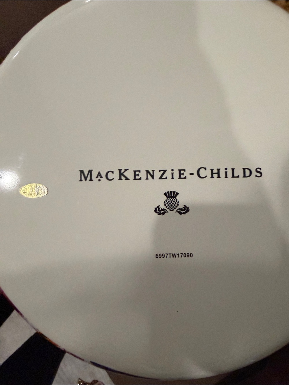 Mackenzie Childs flower market tea kettle - Picture 7 of 10